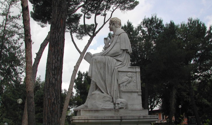 Statue of Lord Byron, Villa Borghese Gardens